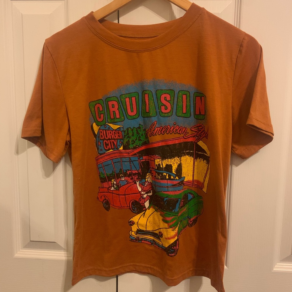 Rust orange T-shirt